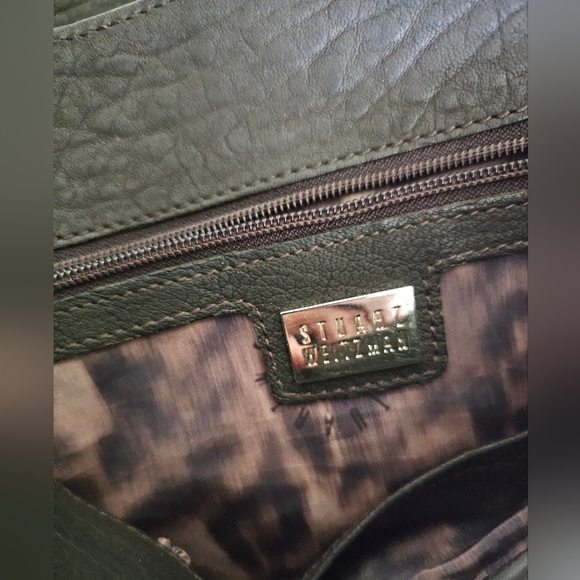 Stuart Weitzman Leather Satchel - Picture 9 of 12